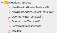 Screenshot: tests
