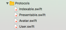 Screenshot: protocols
